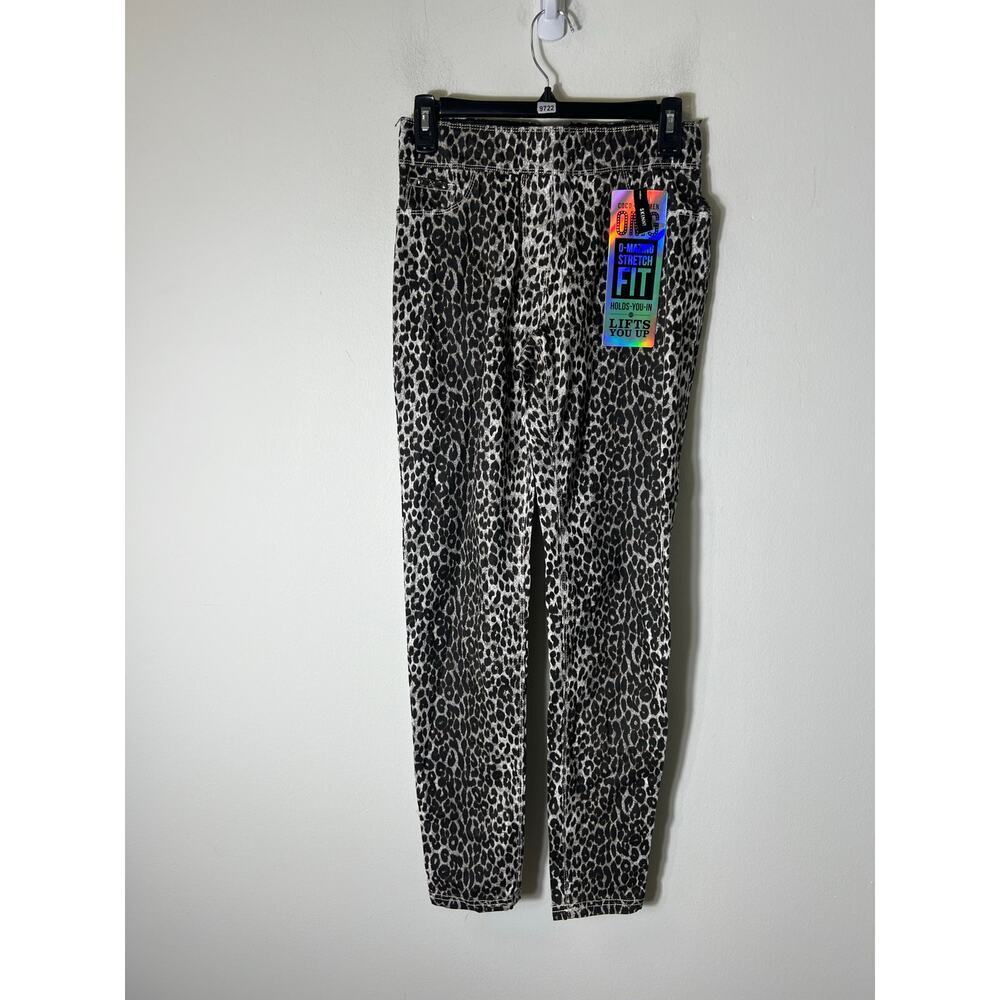 NWT Coco + Carmen Black White Cheetah Print Pull On Pants Sz S